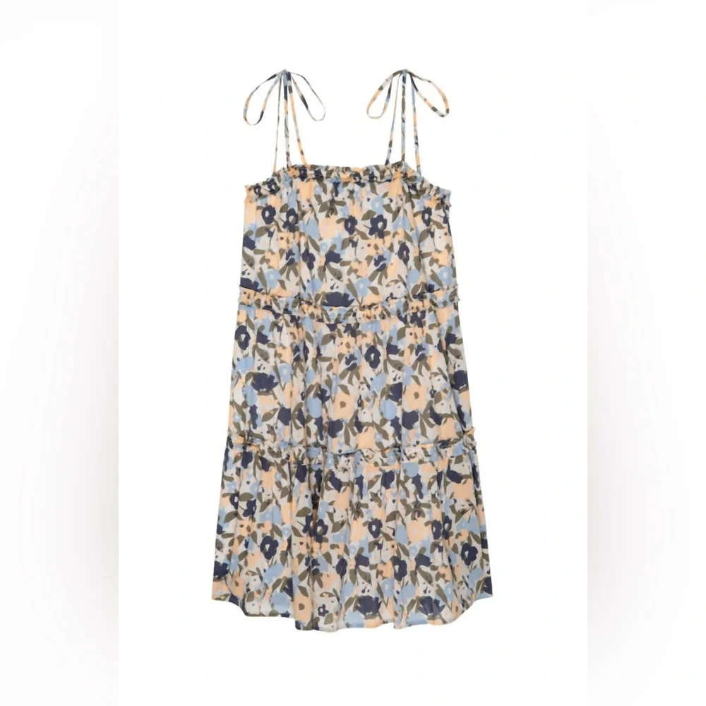 Rails Caralyn Dress Medium Mod Floral EUC - Picture 5 of 12